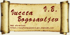 Vuceta Bogosavljev vizit kartica